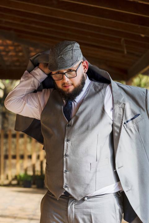 As melhores ideias e inspirações criativas de fotos do making of do noivo'