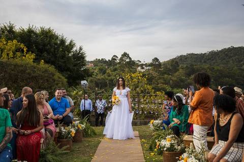 As melhores ideias e inspirações criativas de fotos da cerimônia no sítio'