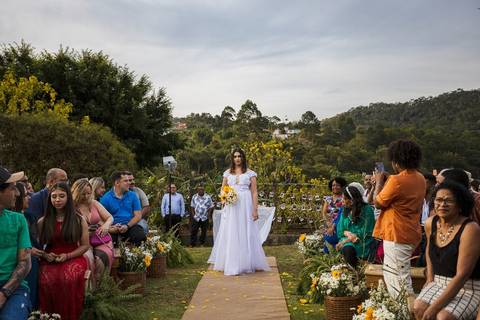 As melhores ideias e inspirações criativas de fotos da cerimônia no sítio'