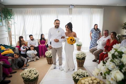 As melhores ideias e inspirações criativas de fotos de casamento na cerimônia no condomínio'