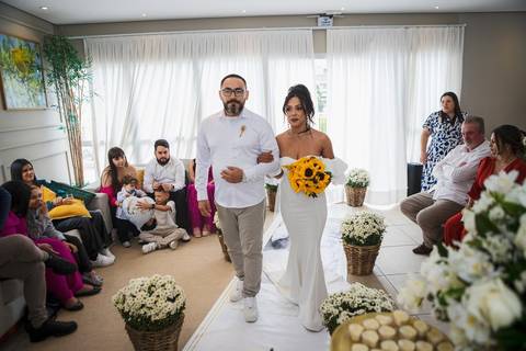 As melhores ideias e inspirações criativas de fotos de casamento na cerimônia no condomínio'