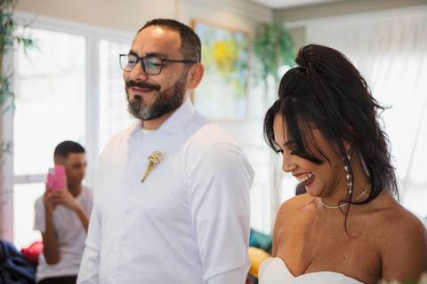 As melhores ideias e inspirações criativas de fotos de casamento na cerimônia no condomínio'