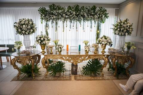 As melhores ideias e inspirações criativas de fotos da decoração de casamento no condomínio'