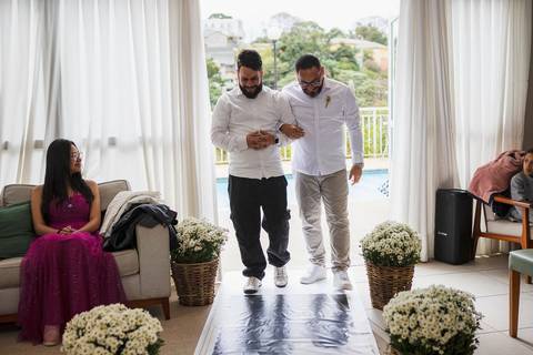 As melhores ideias e inspirações criativas de fotos de casamento na cerimônia no condomínio'