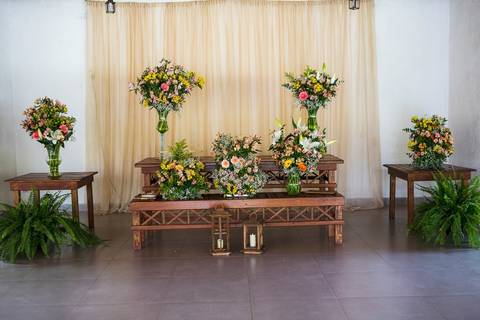 As melhores ideias e inspirações criativas de fotos de casamento da decoração na chácara Porto Fest'