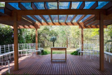 As melhores ideias e inspirações criativas de fotos de casamento da decoração na chácara Porto Fest'