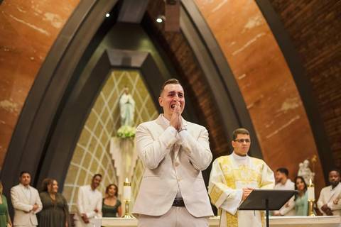 As melhores ideias e inspirações criativas de fotos de casamento na Igreja Paróquia Nossa Senhora de Lourdes '