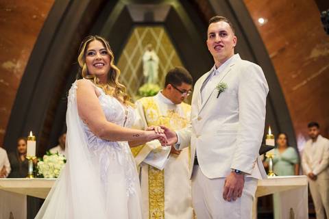 As melhores ideias e inspirações criativas de fotos de casamento na Igreja Paróquia Nossa Senhora de Lourdes '