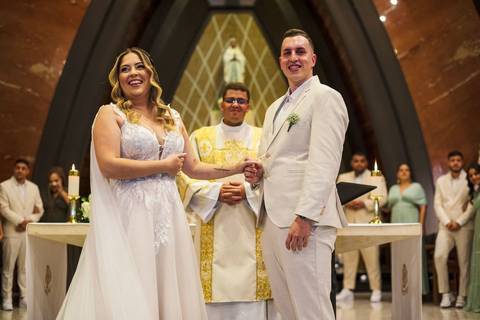 As melhores ideias e inspirações criativas de fotos de casamento na Igreja Paróquia Nossa Senhora de Lourdes '