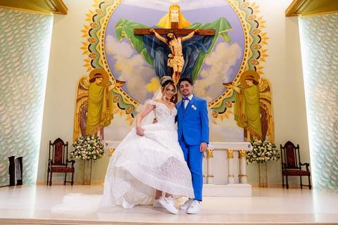 As melhores ideias e inspirações criativas de fotos de casamento na Paroquia Santíssima Trindade'