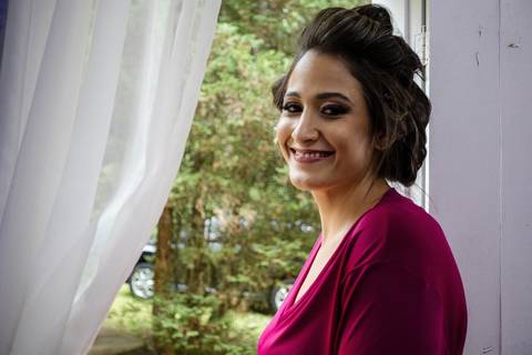 As melhores ideias e inspirações criativas de fotos de casamento do making of da noiva no espaço Carpe Diem'