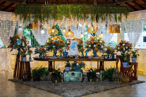 As melhores ideias e inspirações criativas de fotos de casamento da decoração no Espaço La Capela'