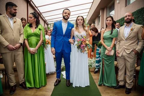 As melhores ideias e inspirações criativas de fotos de casamento da do momento da cerimônia no Espaço Vitta Eventos'