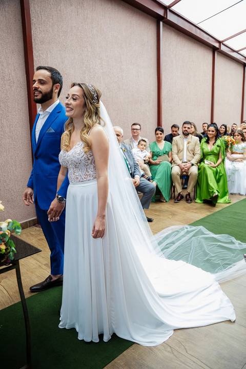 As melhores ideias e inspirações criativas de fotos de casamento da do momento da cerimônia no Espaço Vitta Eventos'