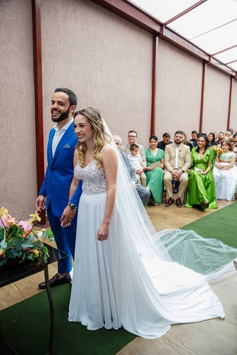 As melhores ideias e inspirações criativas de fotos de casamento da do momento da cerimônia no Espaço Vitta Eventos'