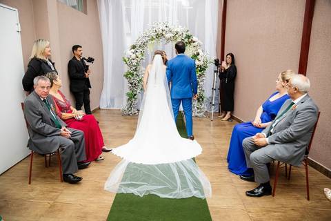 As melhores ideias e inspirações criativas de fotos de casamento da do momento da cerimônia no Espaço Vitta Eventos'