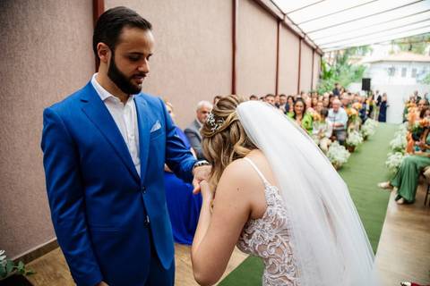 As melhores ideias e inspirações criativas de fotos de casamento da do momento da cerimônia no Espaço Vitta Eventos'