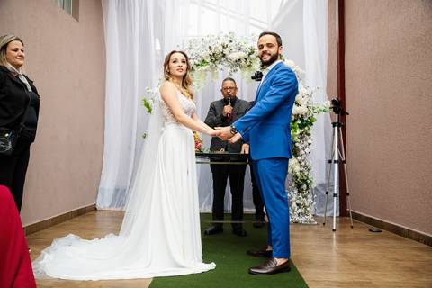 As melhores ideias e inspirações criativas de fotos de casamento da do momento da cerimônia no Espaço Vitta Eventos'