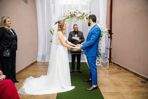 As melhores ideias e inspirações criativas de fotos de casamento da do momento da cerimônia no Espaço Vitta Eventos'