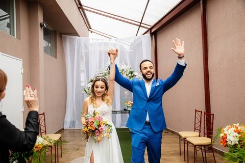 As melhores ideias e inspirações criativas de fotos de casamento da do momento da cerimônia no Espaço Vitta Eventos'