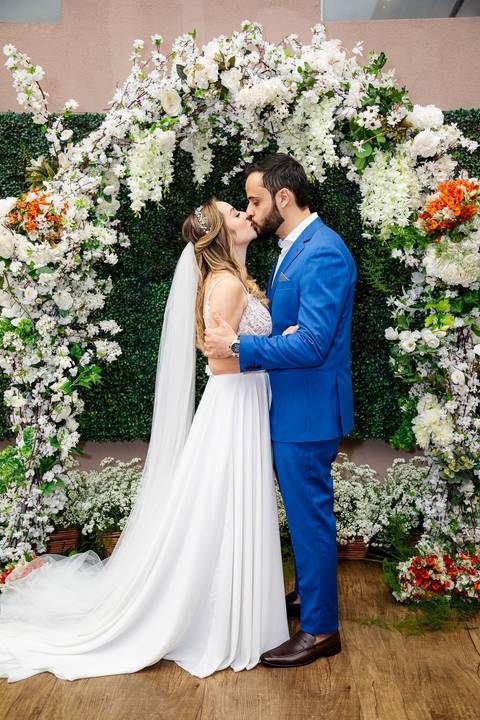 As melhores ideias e inspirações criativas de fotos de casamento da dos noivos no Espaço Vitta Eventos'