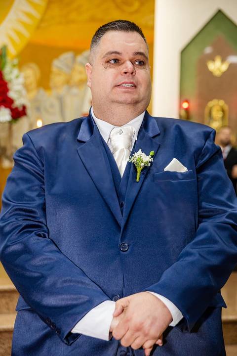 As melhores ideias e inspirações criativas de fotos de casamento do momento da cerimônia na Paróquia Nossa Senhora da Esperança '