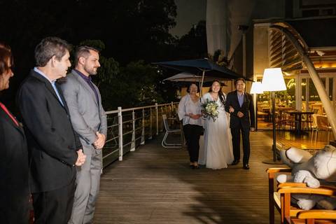 As melhores ideias e inspirações criativas de fotos de casamento momento da cerimônia no Novotel São Paulo Morumbi '