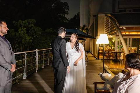 As melhores ideias e inspirações criativas de fotos de casamento momento da cerimônia no Novotel São Paulo Morumbi '