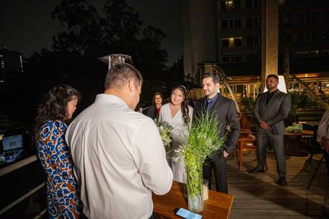 As melhores ideias e inspirações criativas de fotos de casamento momento da cerimônia no Novotel São Paulo Morumbi '