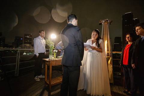 As melhores ideias e inspirações criativas de fotos de casamento momento da cerimônia no Novotel São Paulo Morumbi '