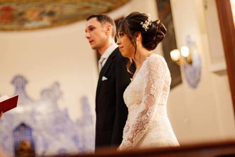 As melhores ideias e inspirações criativas de fotos de casamento na Paróquia Nossa Senhora do Brasil'