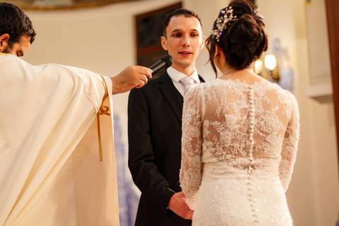 As melhores ideias e inspirações criativas de fotos de casamento na Paróquia Nossa Senhora do Brasil'