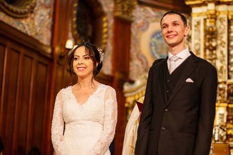 As melhores ideias e inspirações criativas de fotos de casamento na Paróquia Nossa Senhora do Brasil'
