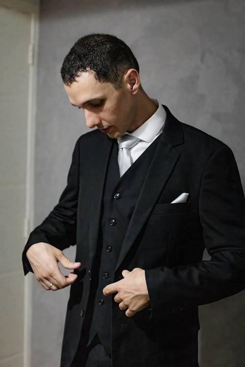 As melhores ideias e inspirações criativas de fotos de casamento do making of do noivo'