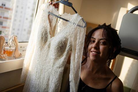 As melhores ideias e inspirações criativas de fotos de casamento do making of da noiva'