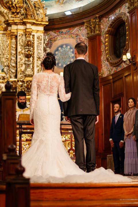 As melhores ideias e inspirações criativas de fotos de casamento na Paróquia Nossa Senhora do Brasil'
