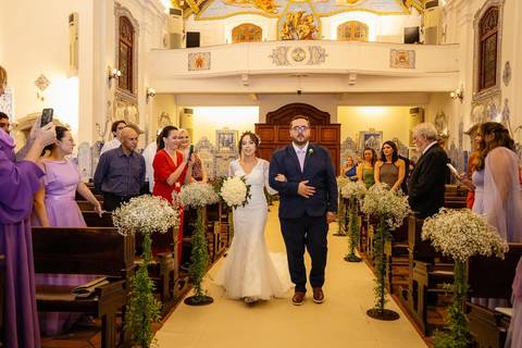 As melhores ideias e inspirações criativas de fotos de casamento na Paróquia Nossa Senhora do Brasil'