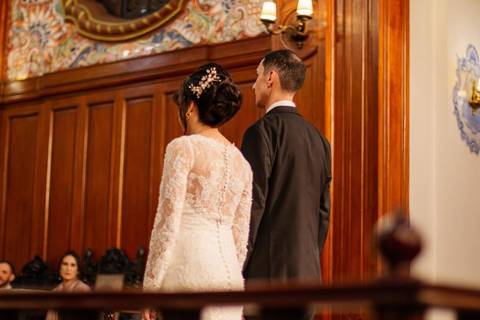 As melhores ideias e inspirações criativas de fotos de casamento na Paróquia Nossa Senhora do Brasil'