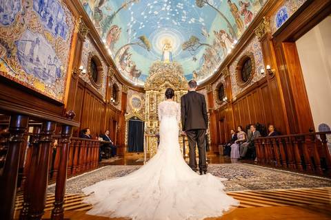 As melhores ideias e inspirações criativas de fotos de casamento na Paróquia Nossa Senhora do Brasil'