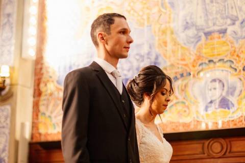 As melhores ideias e inspirações criativas de fotos de casamento na Paróquia Nossa Senhora do Brasil'