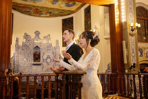 As melhores ideias e inspirações criativas de fotos de casamento na Paróquia Nossa Senhora do Brasil'