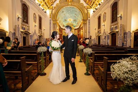 As melhores ideias e inspirações criativas de fotos de casamento na Paróquia Nossa Senhora do Brasil'