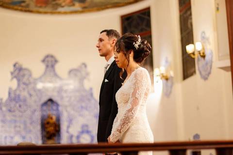 As melhores ideias e inspirações criativas de fotos de casamento na Paróquia Nossa Senhora do Brasil'