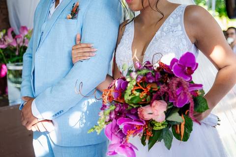 As melhores ideias e inspirações criativas de fotos de casamento do momento da cerimônia no Espaço Mapri Eventos'