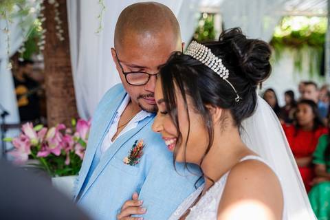 As melhores ideias e inspirações criativas de fotos de casamento do momento da cerimônia no Espaço Mapri Eventos'