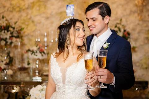 As melhores ideias e inspirações criativas de fotos de casamento do  Espaço Castelo Marilias Buffet'