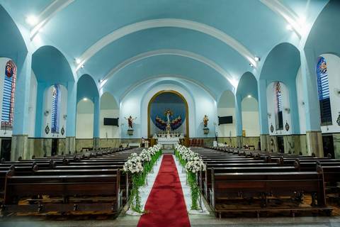 As melhores ideias e inspirações criativas de fotos de casamento da igreja Paróquia Nossa Senhora da Candelária'