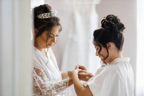 As melhores ideias e inspirações criativas de fotos de casamento do making of da noiva'