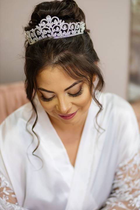 As melhores ideias e inspirações criativas de fotos de casamento do making of da noiva'