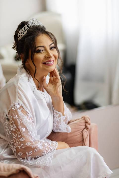 As melhores ideias e inspirações criativas de fotos de casamento do making of da noiva'